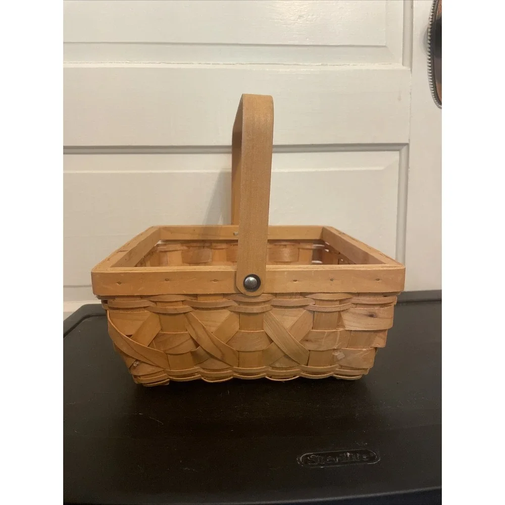 Woven Maple Wood Basket 10